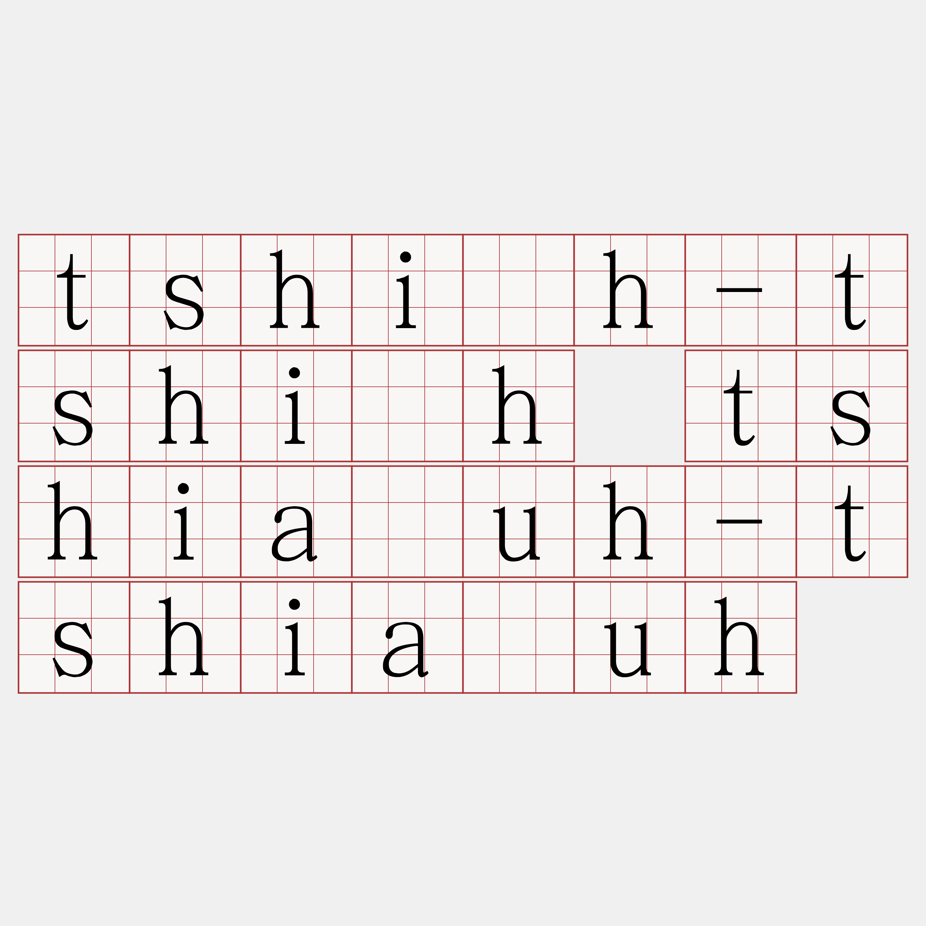 tshi̍h-tshi̍h tshia̍uh-tshia̍uh